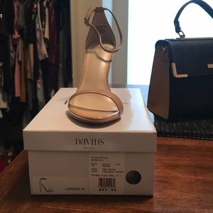 David’s bridal classic bridesmaid shoe nude